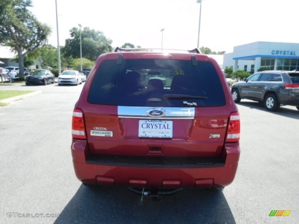 2012 Escape Limited V6 4WD - Toreador Red Metallic / Charcoal Black photo #8