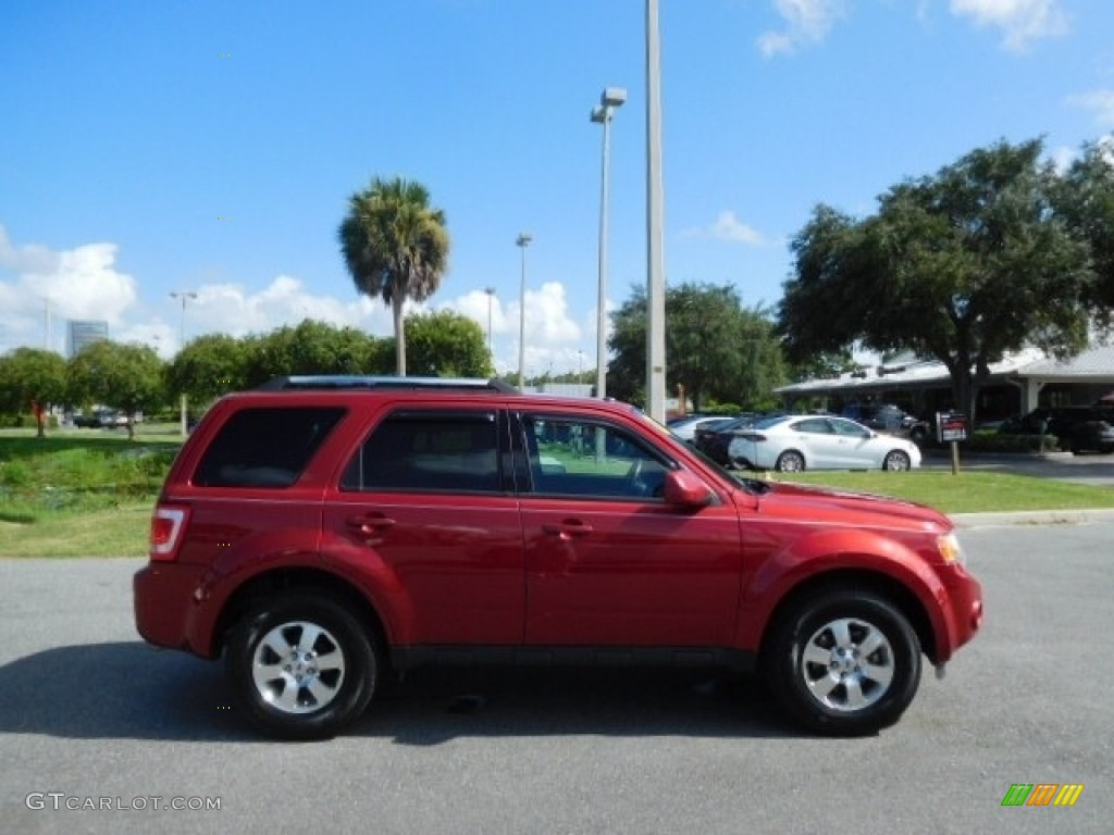 2012 Escape Limited V6 4WD - Toreador Red Metallic / Charcoal Black photo #10