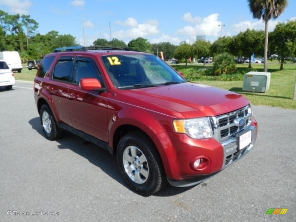 2012 Escape Limited V6 4WD - Toreador Red Metallic / Charcoal Black photo #11