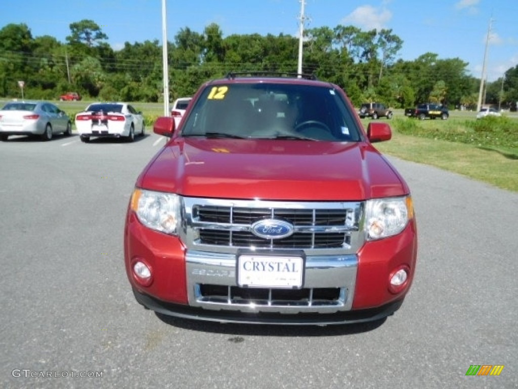 2012 Escape Limited V6 4WD - Toreador Red Metallic / Charcoal Black photo #14