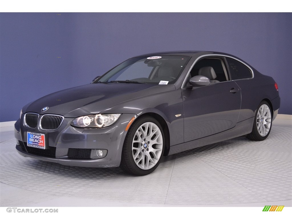 2007 3 Series 328i Coupe - Space Gray Metallic / Grey photo #3