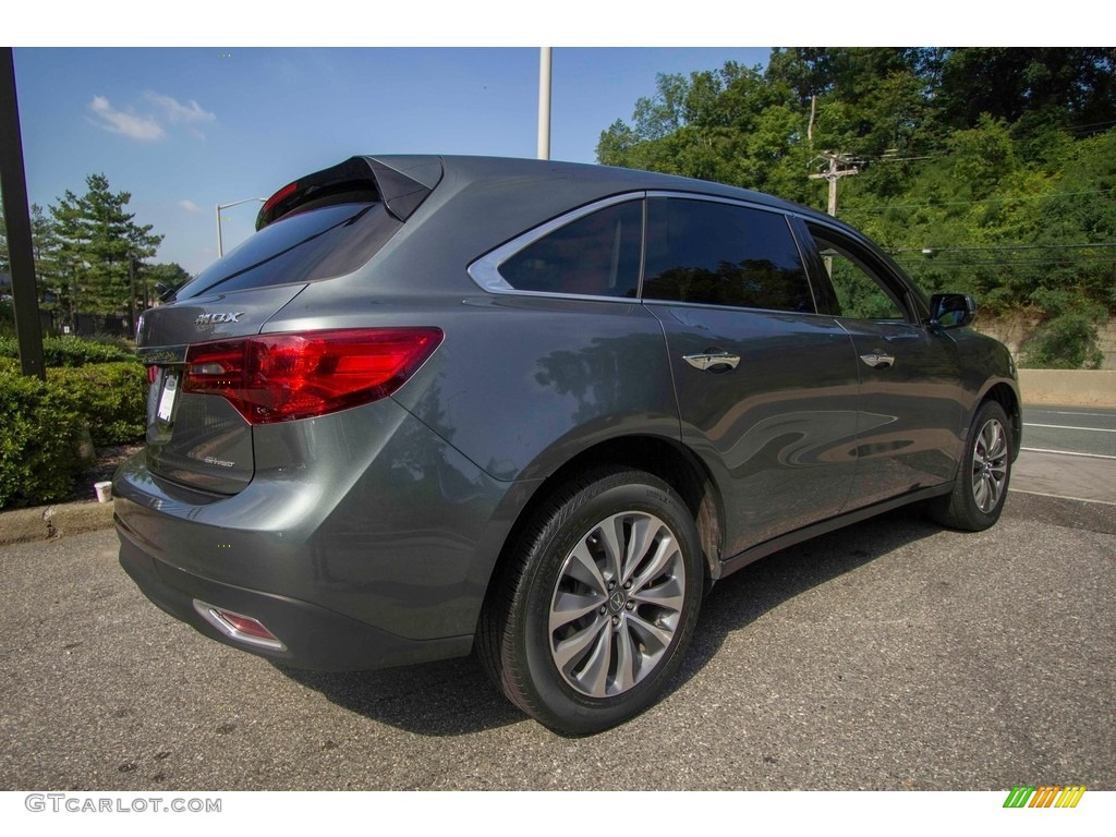 2014 MDX SH-AWD Technology - Forest Mist Metallic / Eucalyptus photo #4
