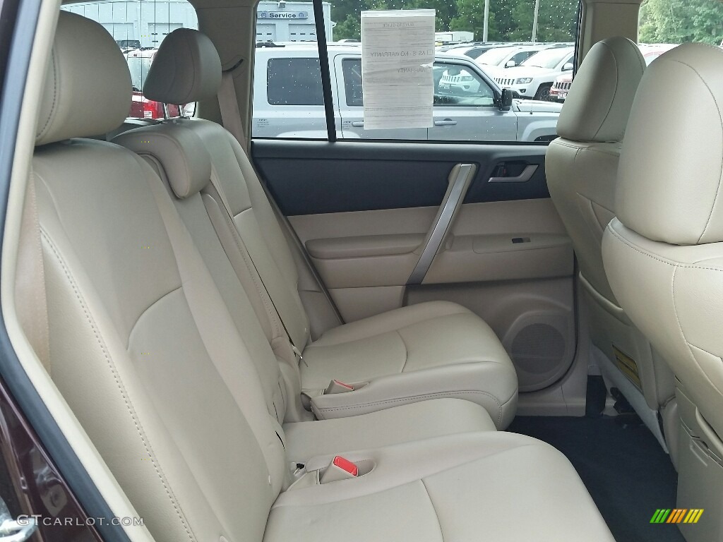 2012 Highlander V6 4WD - Sizzling Crimson Mica / Sand Beige photo #12