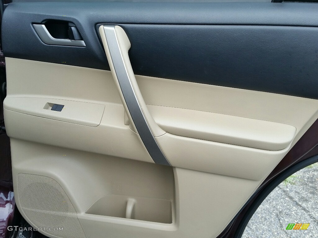 2012 Highlander V6 4WD - Sizzling Crimson Mica / Sand Beige photo #13