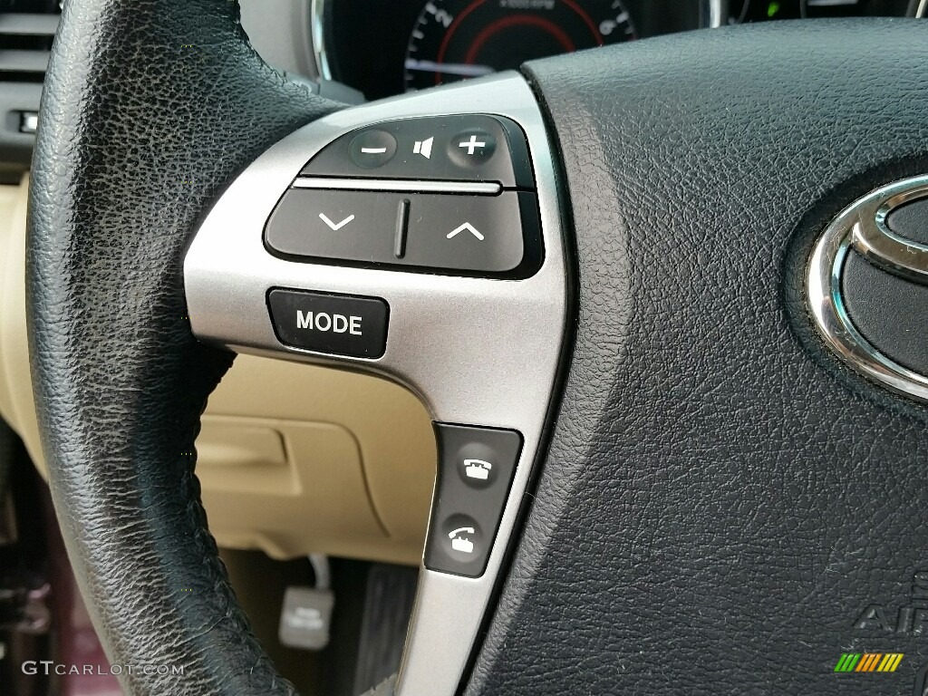2012 Highlander V6 4WD - Sizzling Crimson Mica / Sand Beige photo #22
