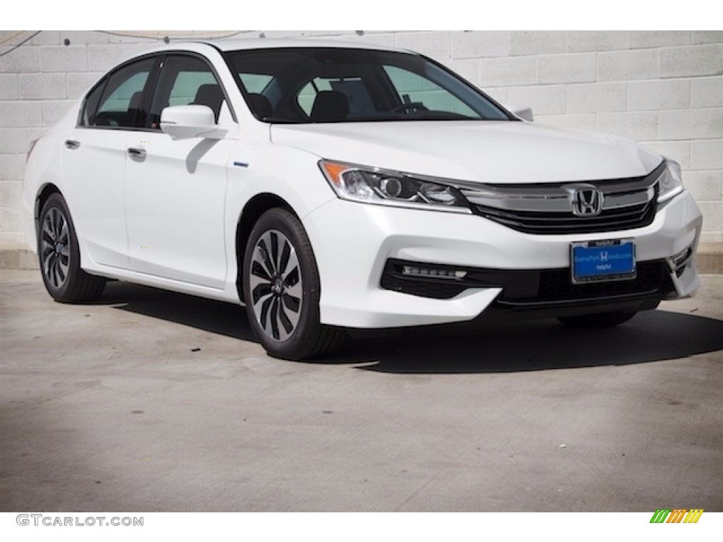 White Orchid Pearl 2017 Honda Accord Hybrid Sedan Exterior Photo #115346816