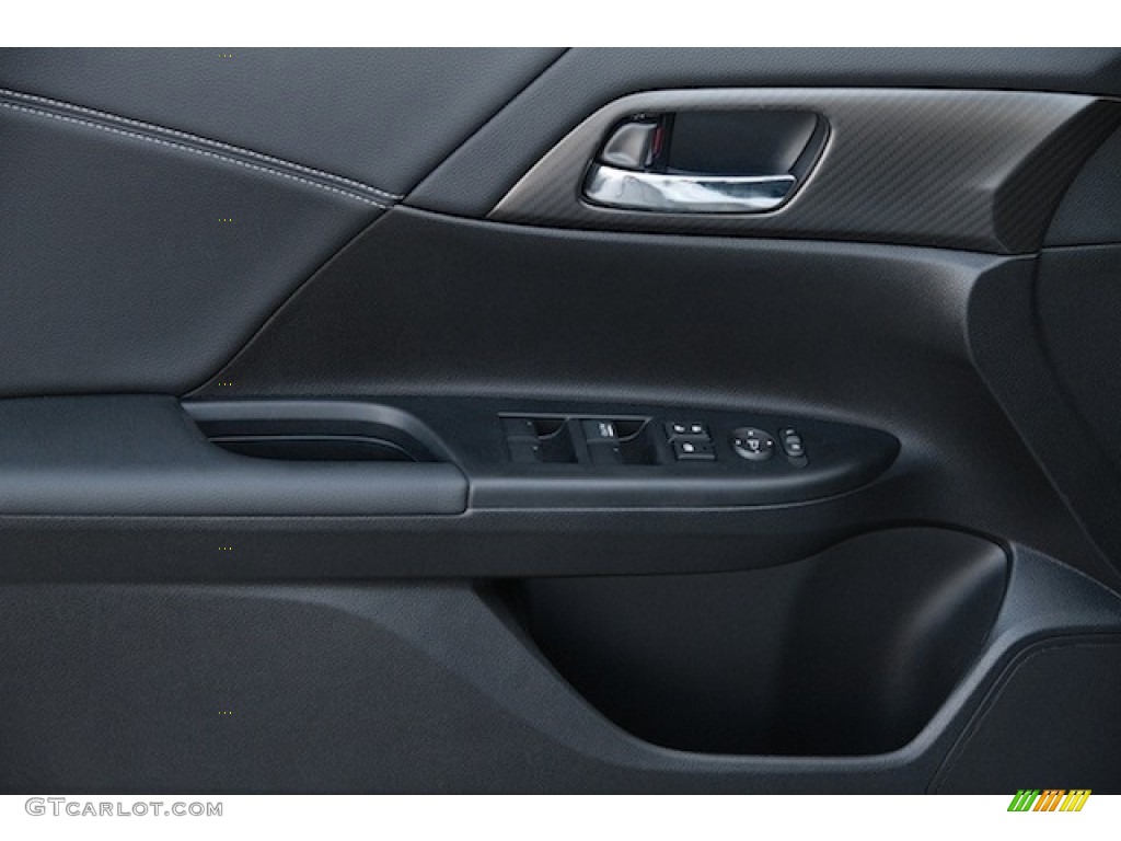 2017 Honda Accord Sport Sedan Black Door Panel Photo #115348361