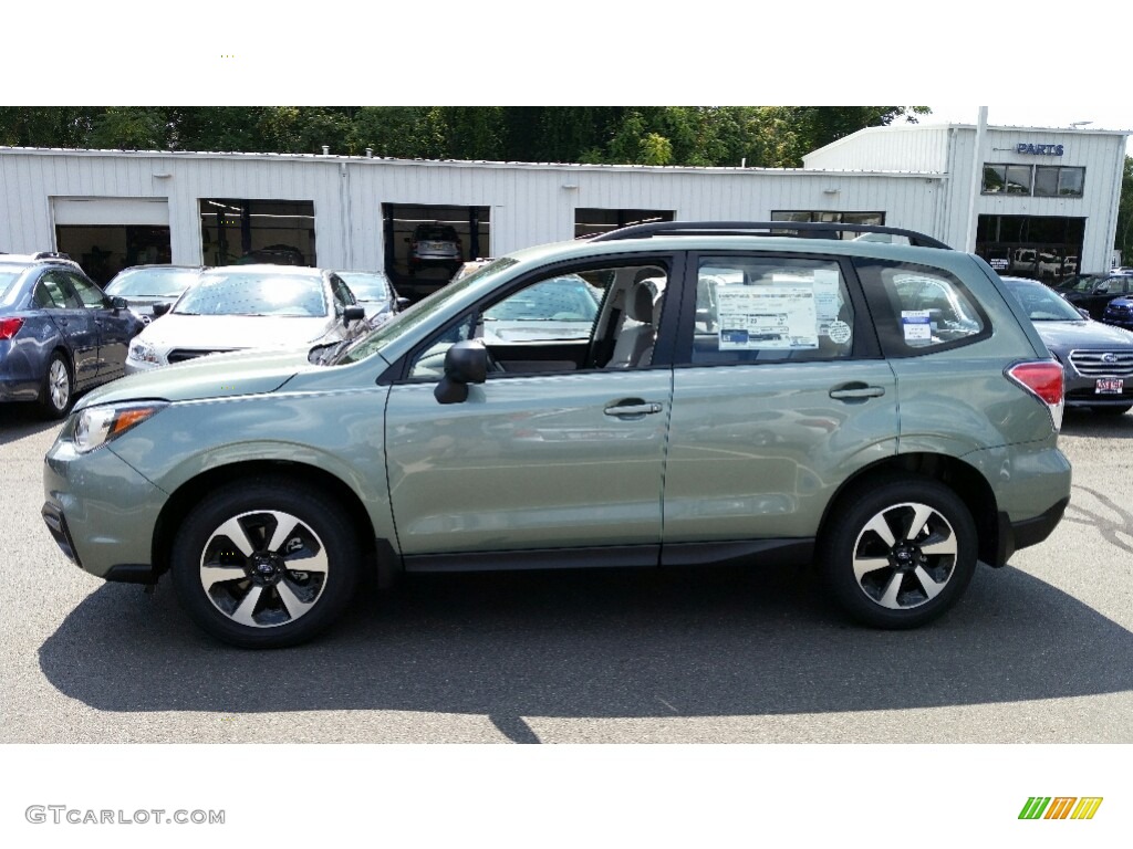 Jasmine Green Metallic 2017 Subaru Forester 2.5i Exterior Photo #115350800