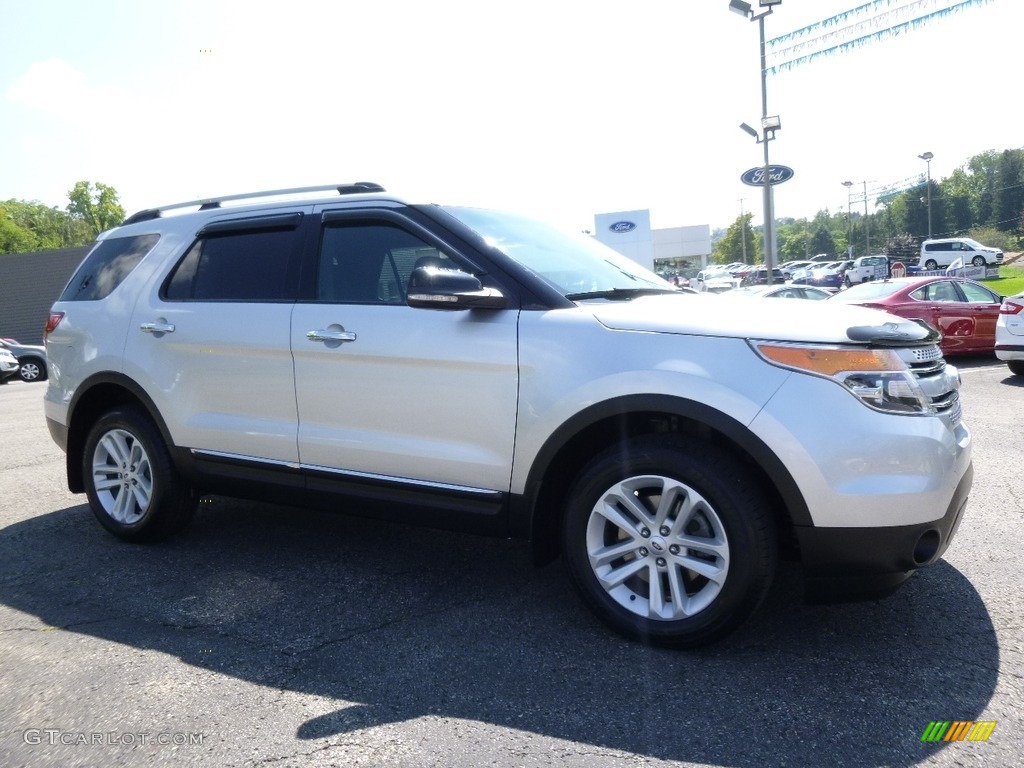 2012 Explorer XLT 4WD - Ingot Silver Metallic / Charcoal Black photo #1