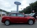 Ruby Red 2014 Ford Focus Titanium Sedan