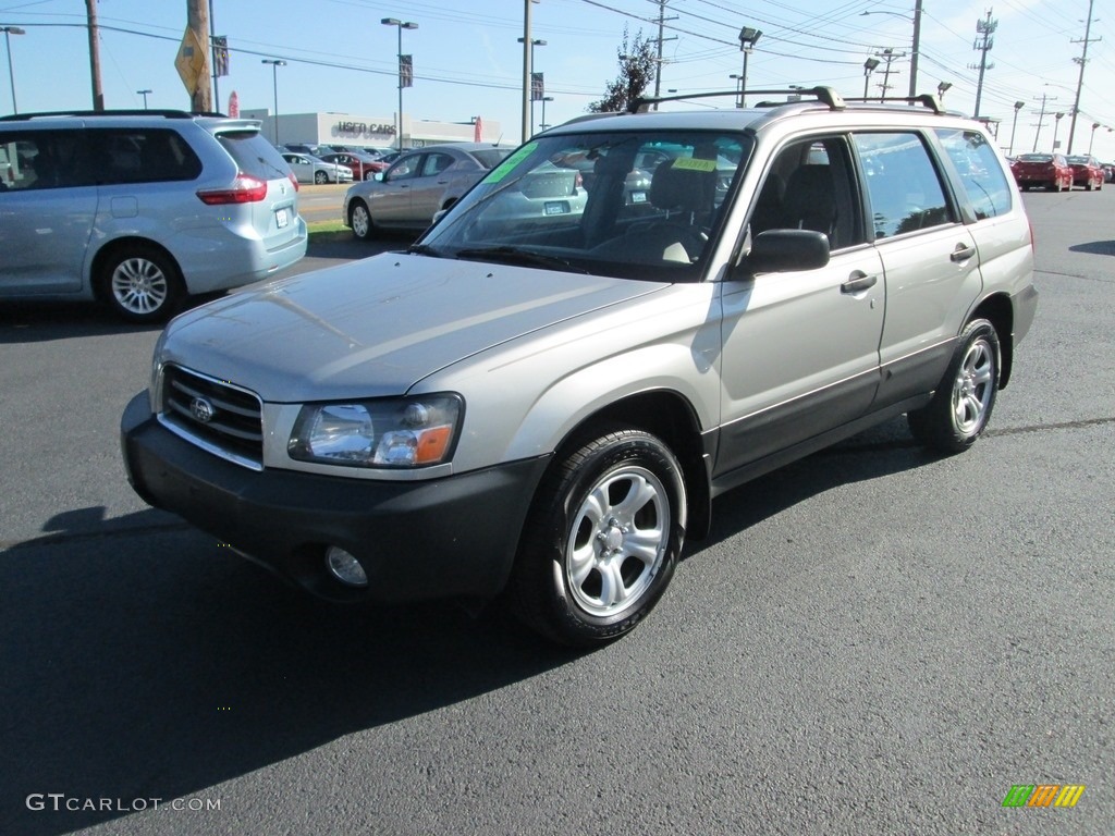 2005 Forester 2.5 X - Crystal Gray Metallic / Gray photo #2