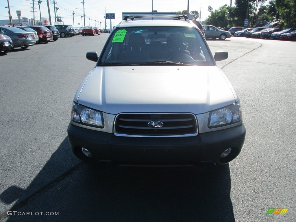2005 Forester 2.5 X - Crystal Gray Metallic / Gray photo #3