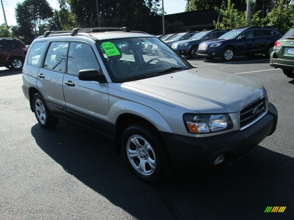 2005 Forester 2.5 X - Crystal Gray Metallic / Gray photo #4