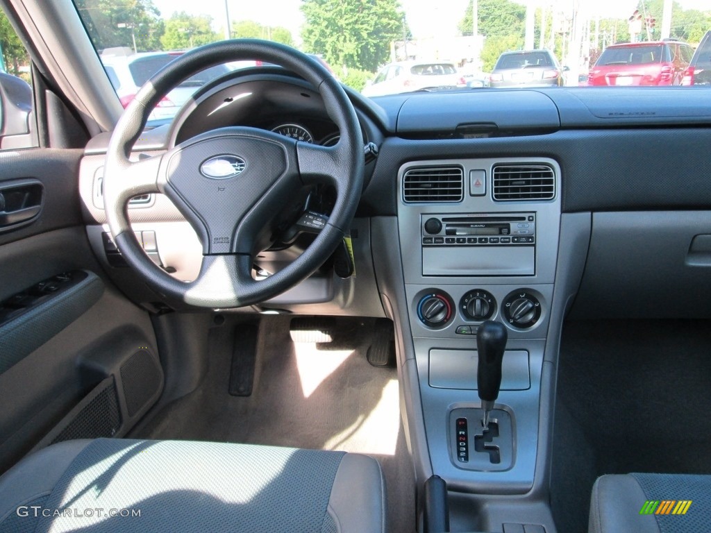 2005 Forester 2.5 X - Crystal Gray Metallic / Gray photo #10