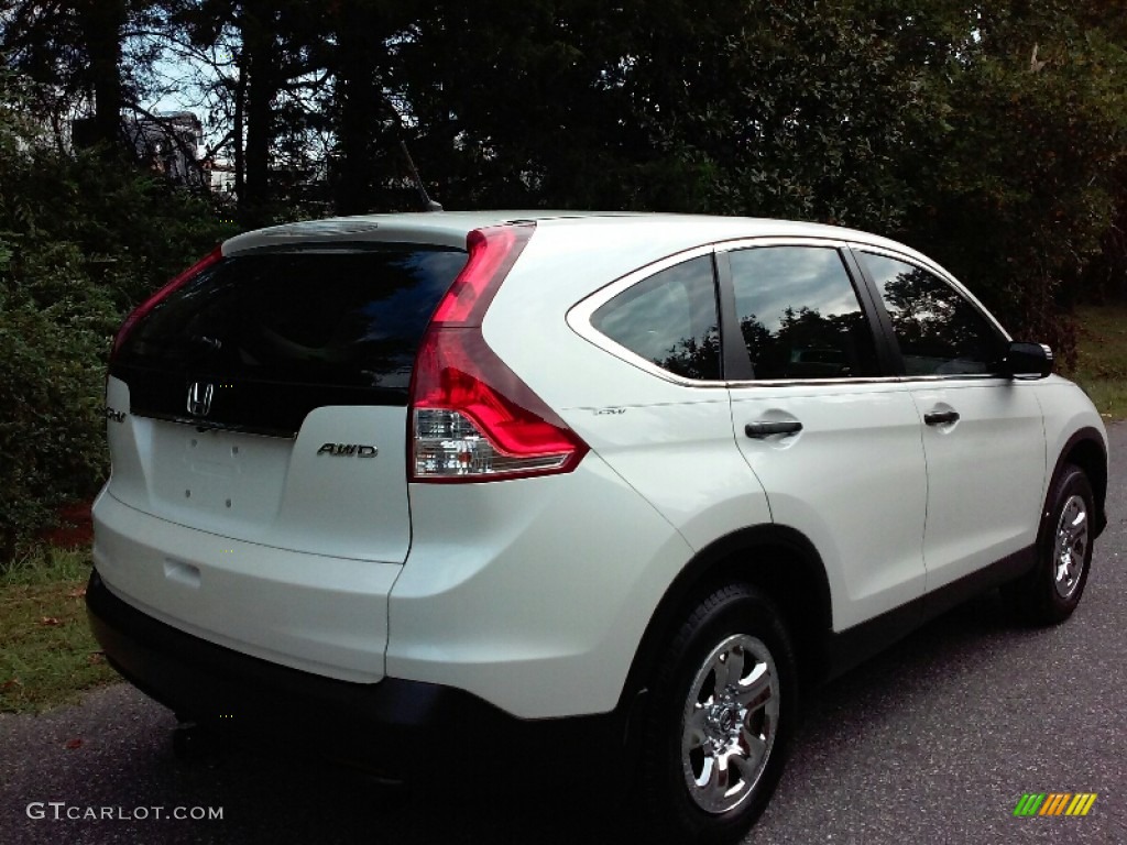 2014 CR-V LX AWD - White Diamond Pearl / Black photo #6