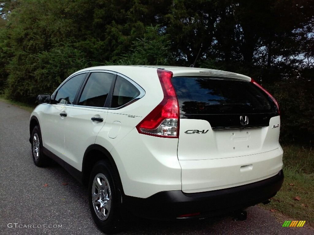 2014 CR-V LX AWD - White Diamond Pearl / Black photo #8