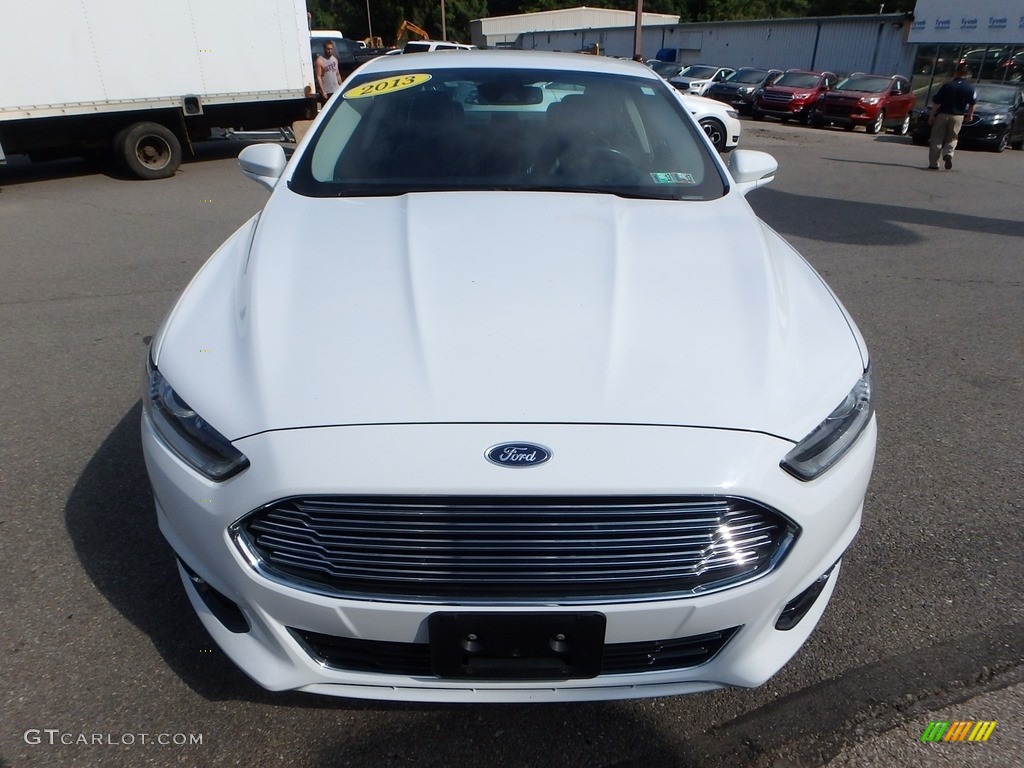 2013 Fusion Titanium - White Platinum Metallic Tri-coat / Charcoal Black photo #7