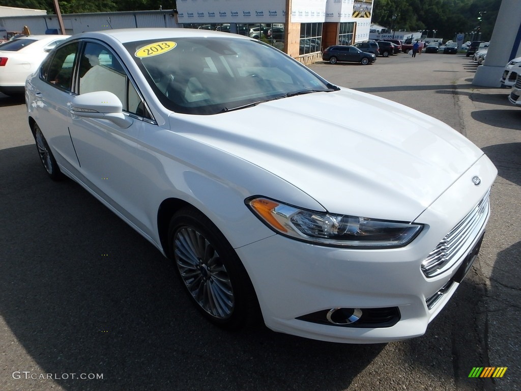 2013 Fusion Titanium - White Platinum Metallic Tri-coat / Charcoal Black photo #8