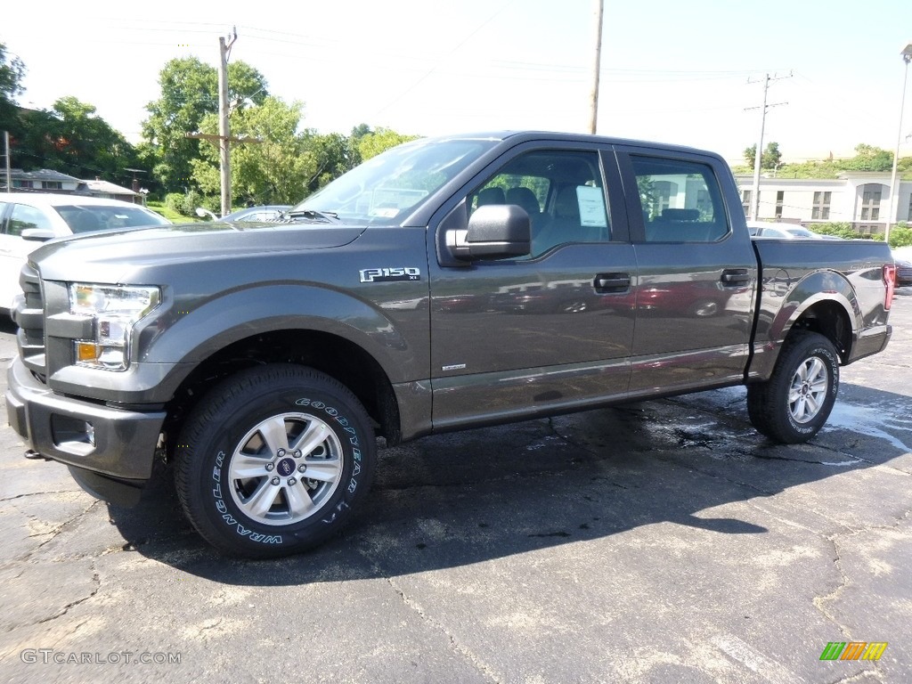 2016 F150 XL SuperCrew 4x4 - Magnetic / Medium Earth Gray photo #4