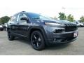 2017 Granite Crystal Metallic Jeep Cherokee Limited 4x4  photo #2