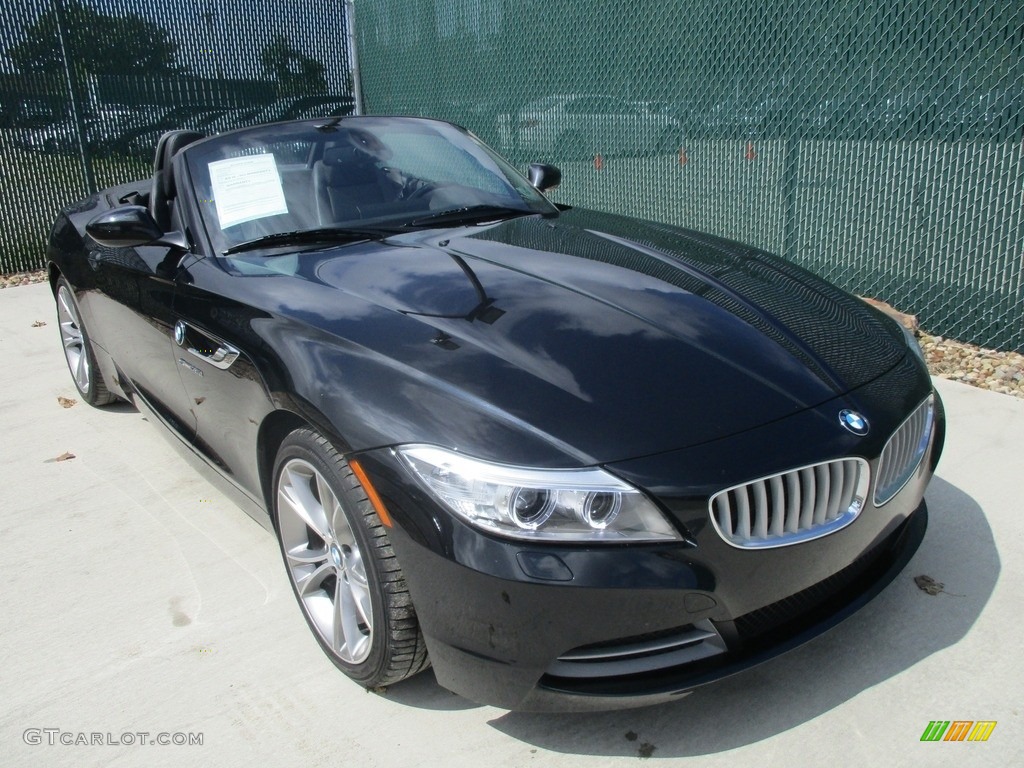 2014 Z4 sDrive35i - Black Sapphire Metallic / Black photo #5