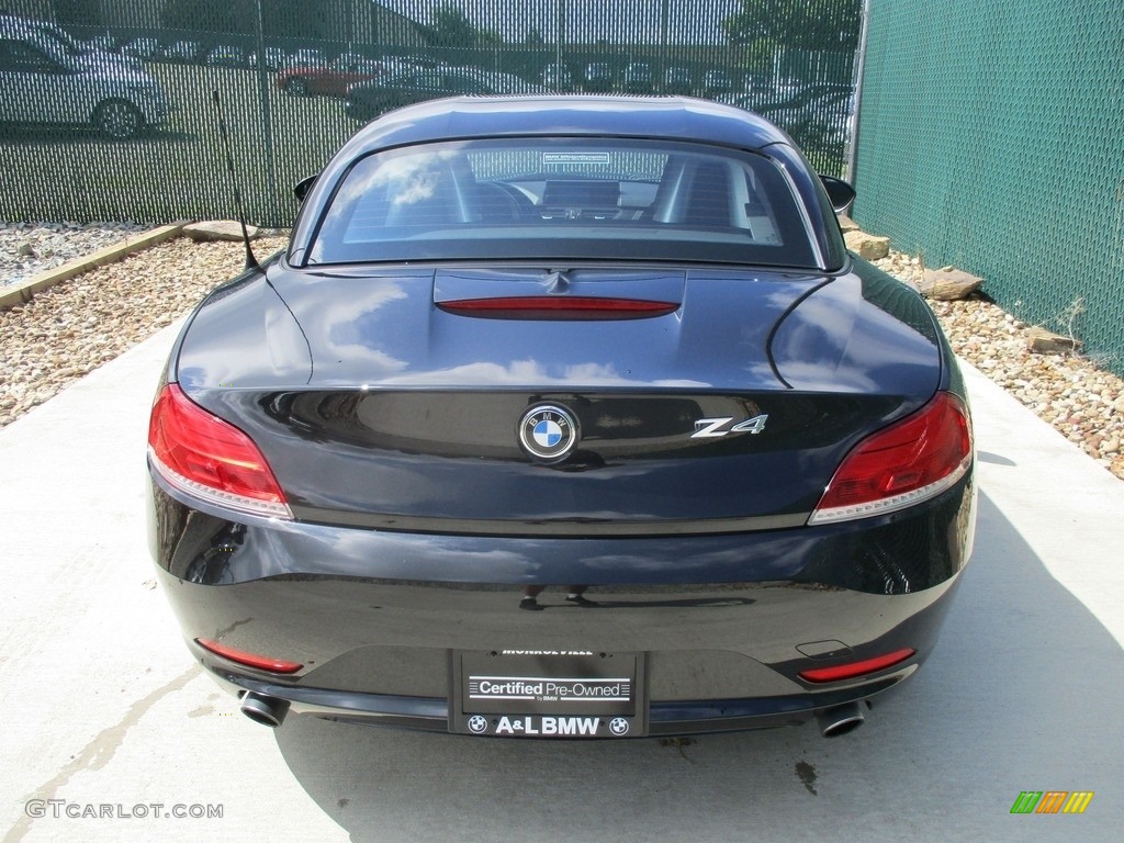 2014 Z4 sDrive35i - Black Sapphire Metallic / Black photo #9
