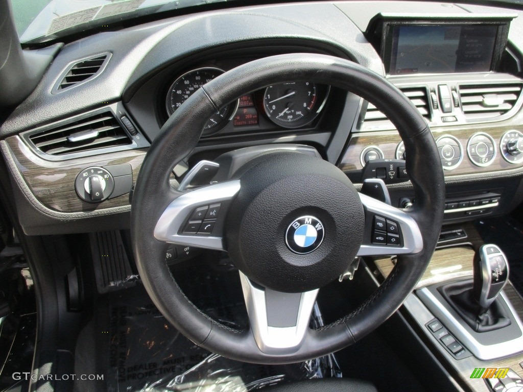2014 Z4 sDrive35i - Black Sapphire Metallic / Black photo #13