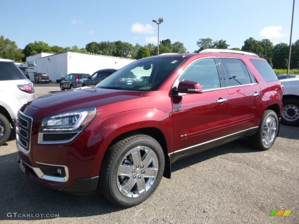 Crimson Red Tintcoat GMC Acadia Limited