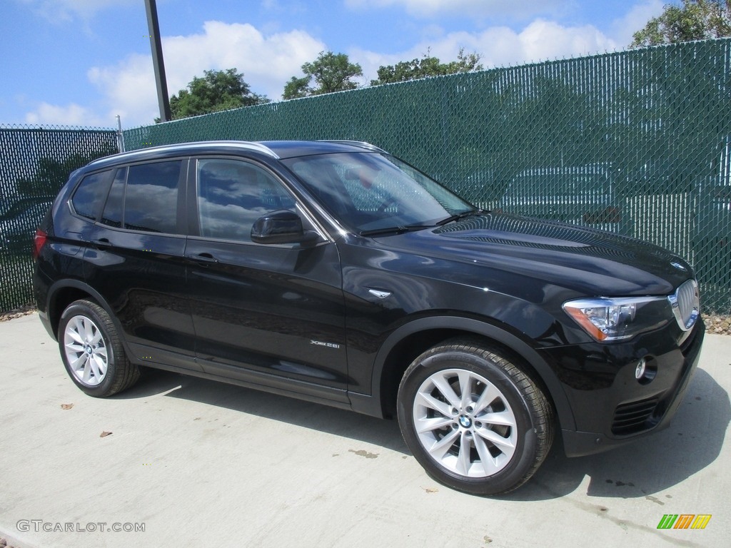 2017 X3 xDrive28i - Jet Black / Black photo #1