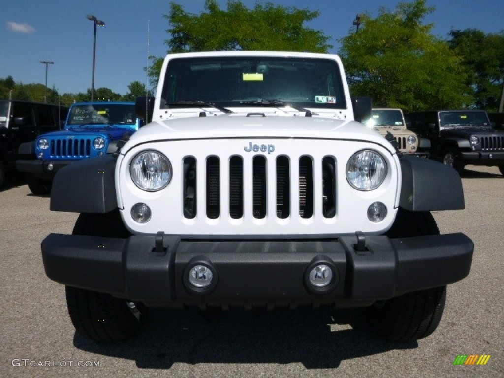 2016 Wrangler Unlimited Sport 4x4 - Bright White / Black photo #12