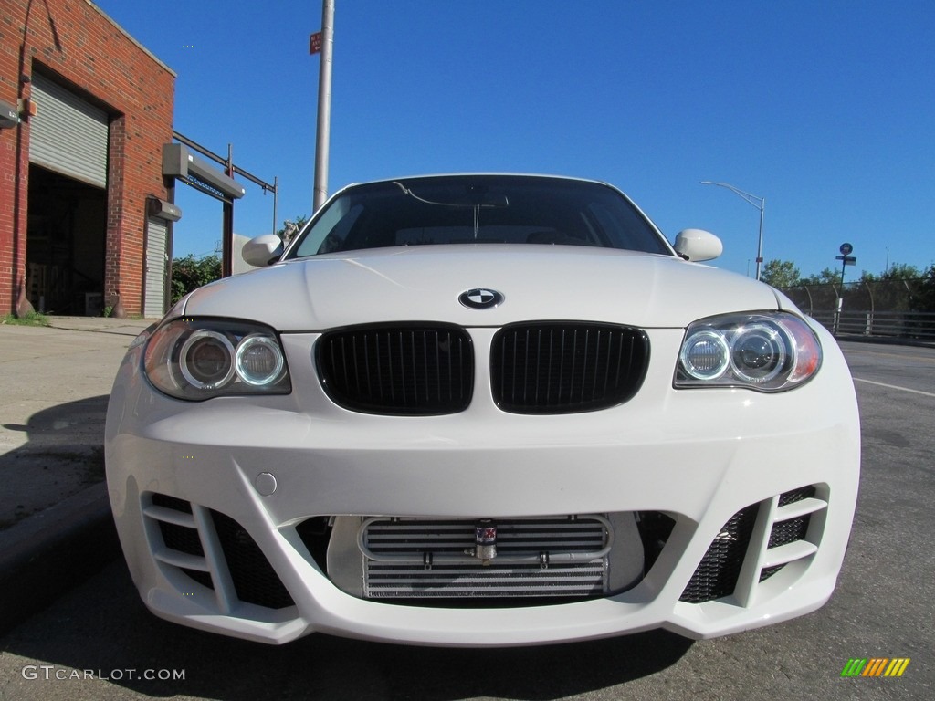 2008 1 Series 135i Coupe - Alpine White / Black photo #4