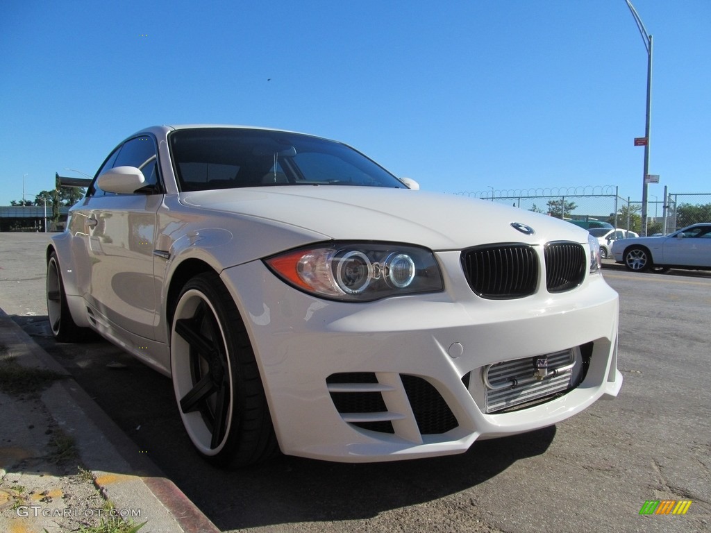 2008 1 Series 135i Coupe - Alpine White / Black photo #6