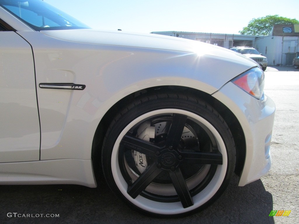2008 1 Series 135i Coupe - Alpine White / Black photo #8