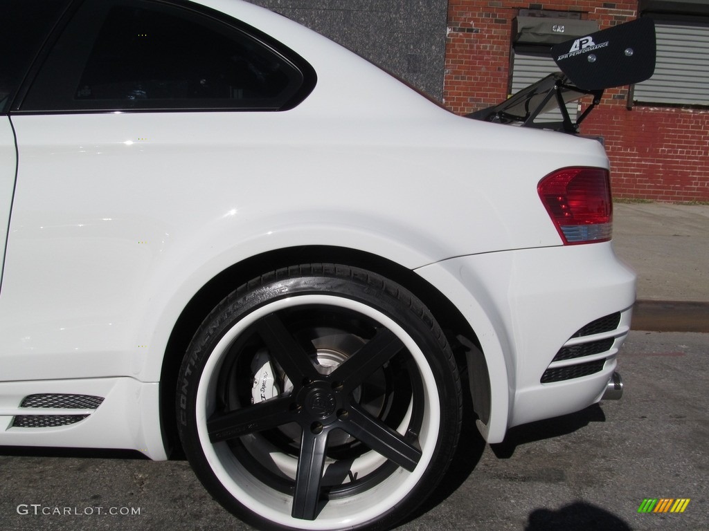 2008 1 Series 135i Coupe - Alpine White / Black photo #17