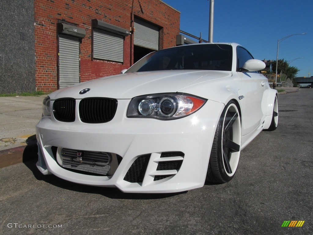 2008 1 Series 135i Coupe - Alpine White / Black photo #22
