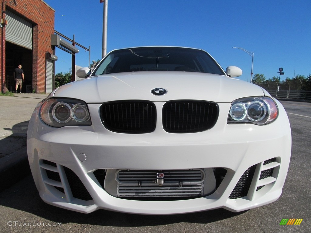 2008 1 Series 135i Coupe - Alpine White / Black photo #24