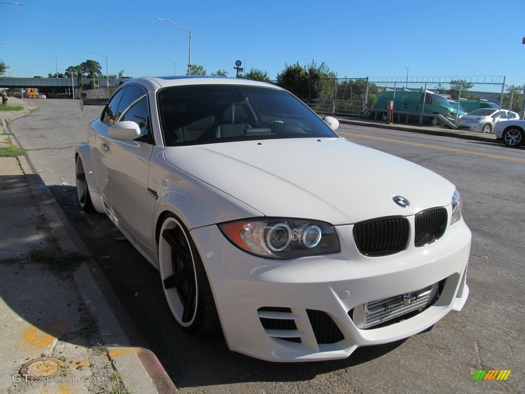 2008 1 Series 135i Coupe - Alpine White / Black photo #25