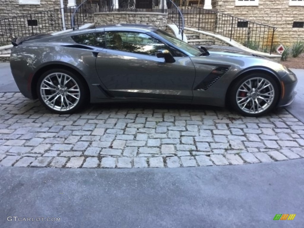 Shark Gray Metallic 2015 Chevrolet Corvette Z06 Coupe Exterior Photo #115359388