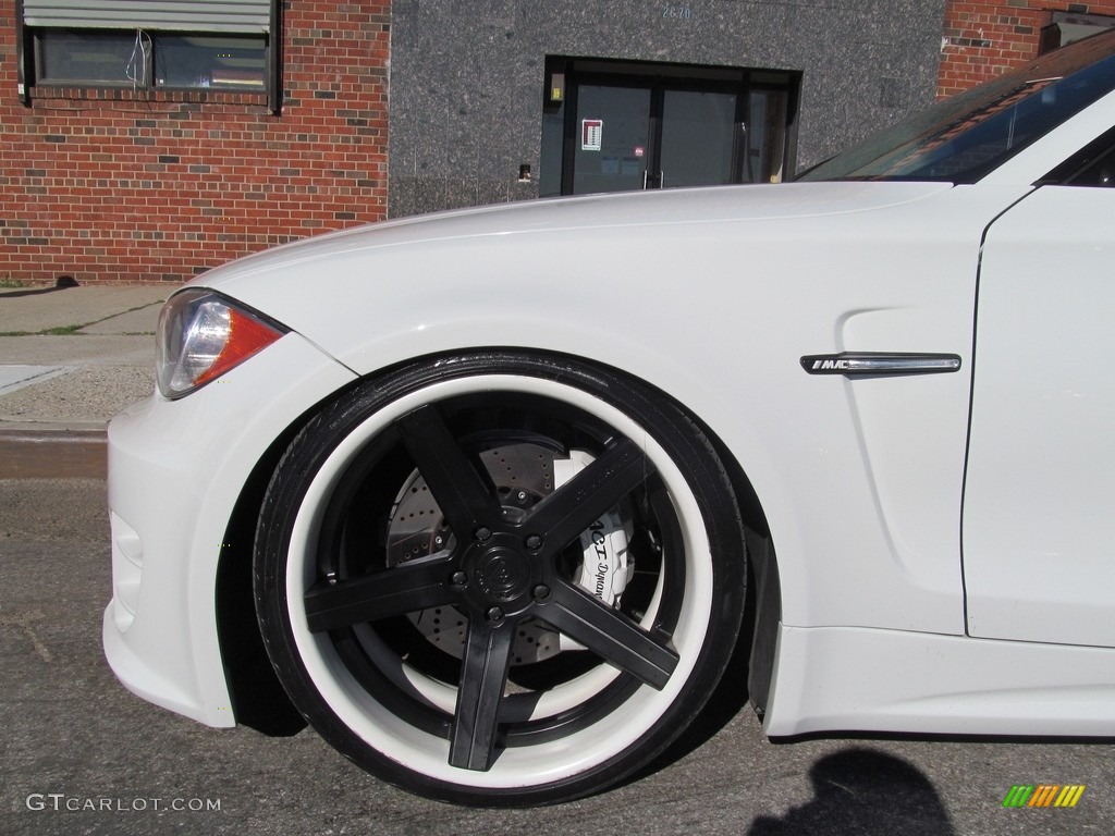 2008 1 Series 135i Coupe - Alpine White / Black photo #42