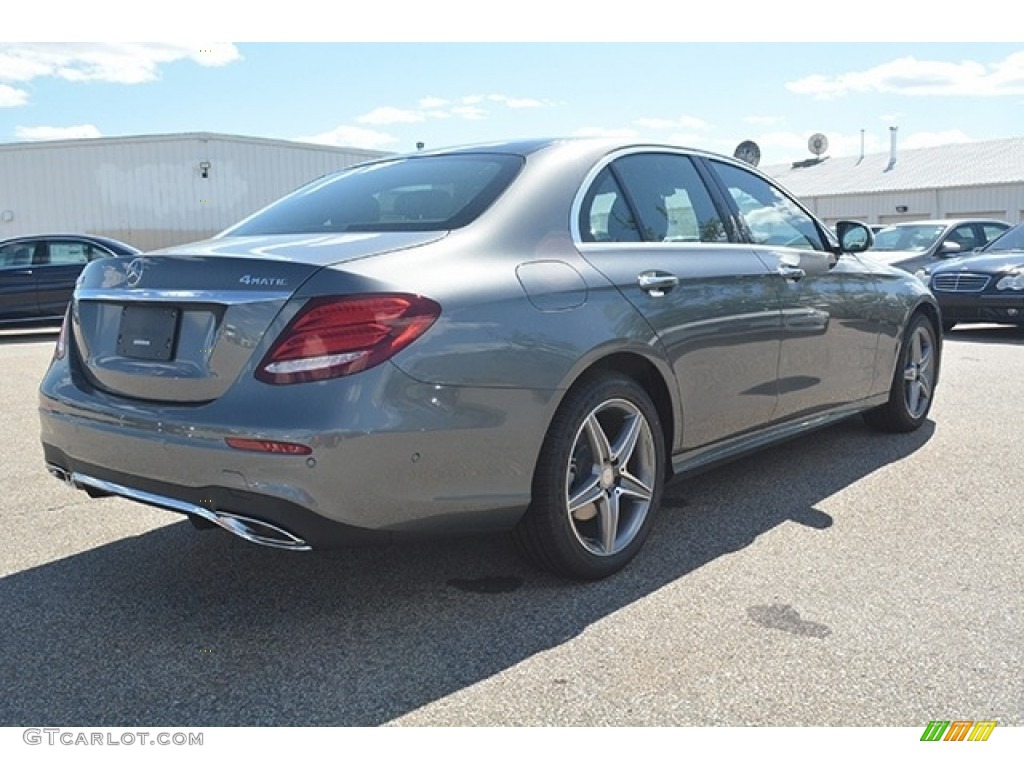 2017 E 300 4Matic Sedan - Selenite Grey Metallic / Black photo #3