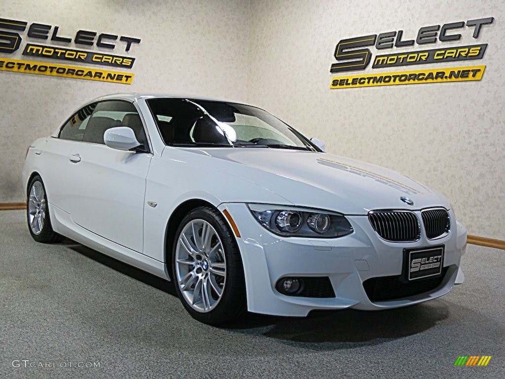 2013 3 Series 335i Convertible - Alpine White / Cream Beige photo #3