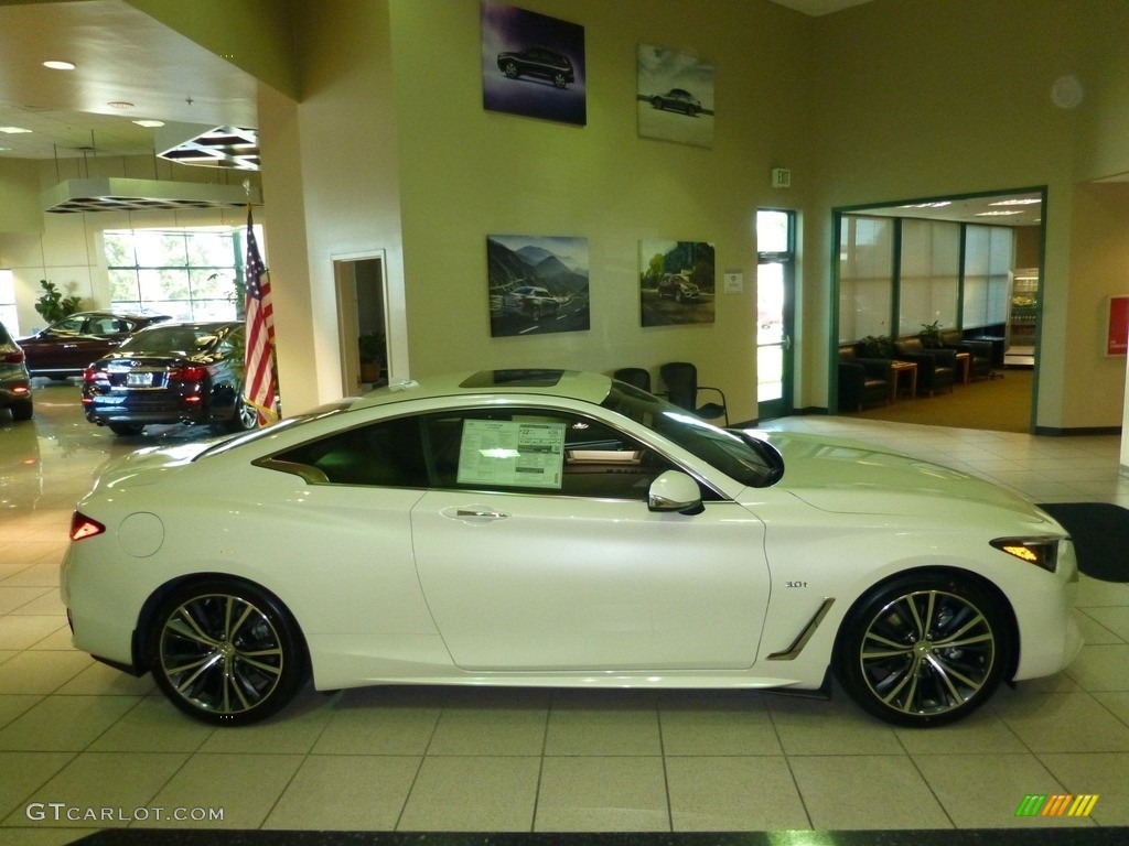 Majestic White 2017 Infiniti Q60 3.0t Premium Coupe Exterior Photo #115363060