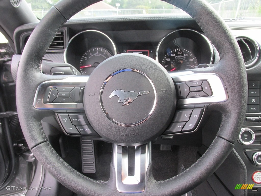 2017 Mustang V6 Coupe - Magnetic / Ebony photo #28