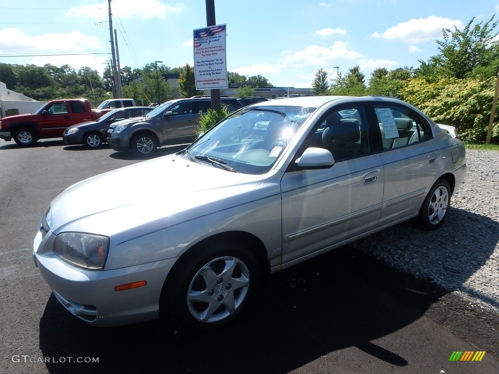 2006 Elantra GLS Sedan - Sterling Silver / Gray photo #1