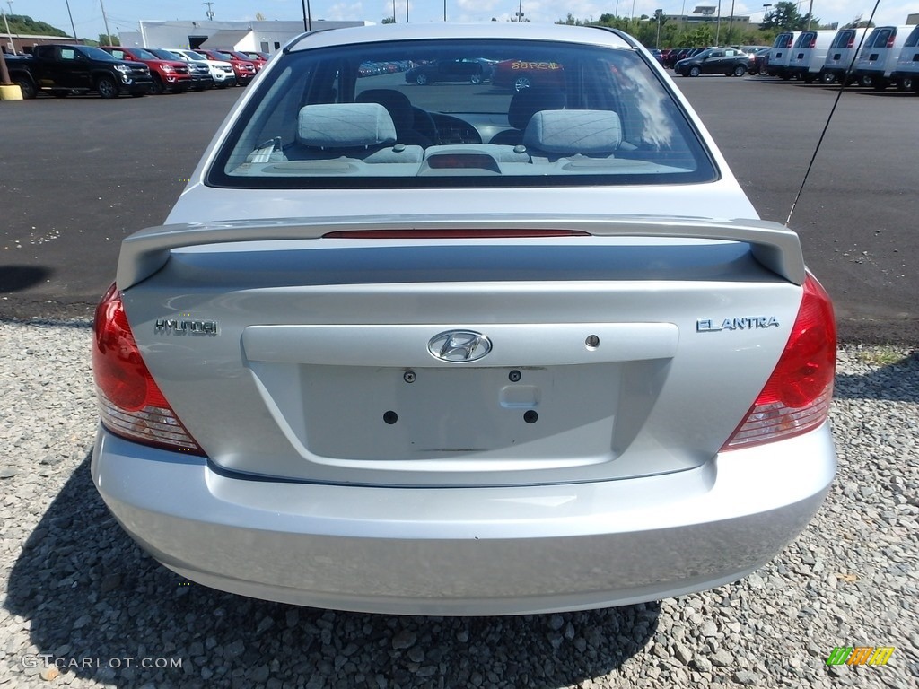 2006 Elantra GLS Sedan - Sterling Silver / Gray photo #3