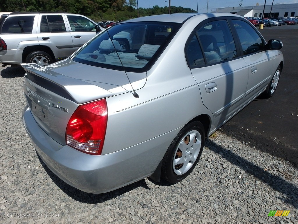 2006 Elantra GLS Sedan - Sterling Silver / Gray photo #4
