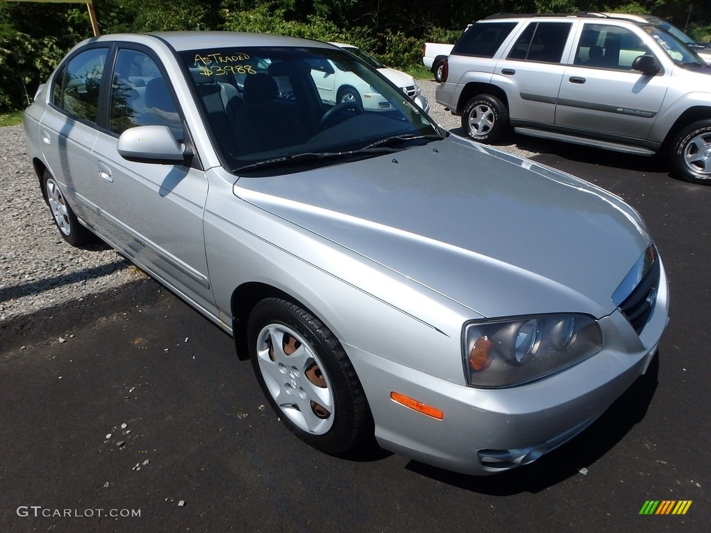 2006 Elantra GLS Sedan - Sterling Silver / Gray photo #5