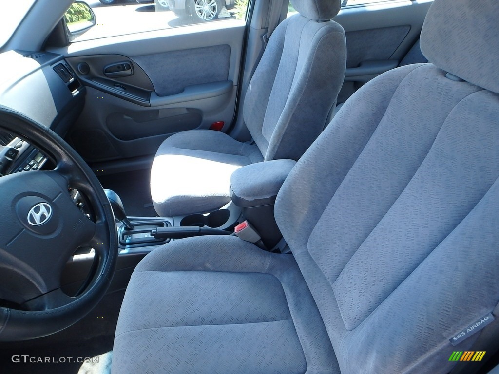 2006 Elantra GLS Sedan - Sterling Silver / Gray photo #8