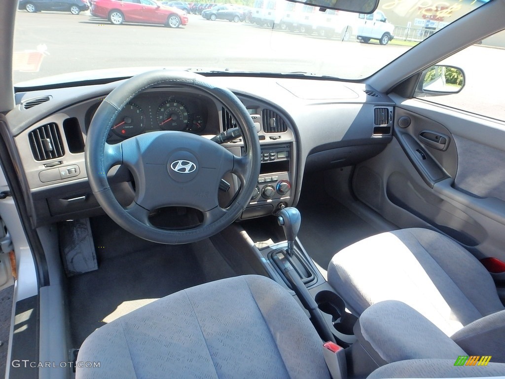 2006 Elantra GLS Sedan - Sterling Silver / Gray photo #10