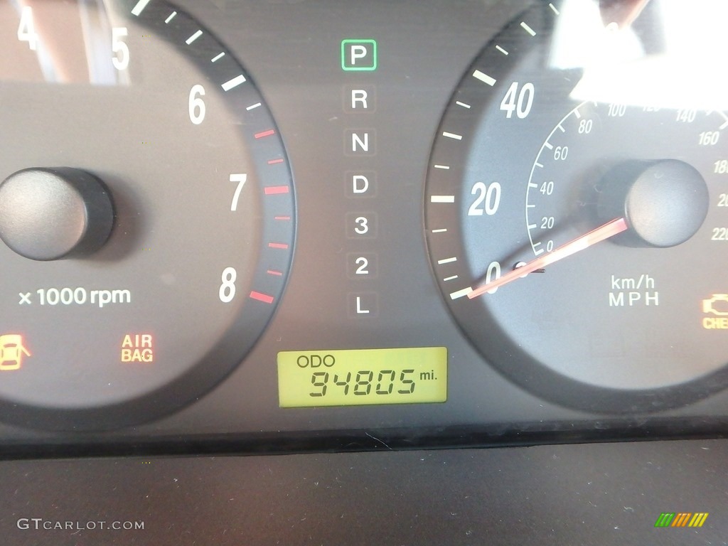 2006 Elantra GLS Sedan - Sterling Silver / Gray photo #15